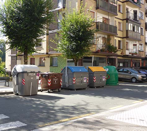 Edukiontzi bidezko sistema Edukiontzi bidezko sistema