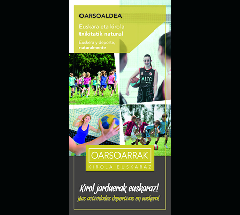 Oarsoaldean eskola kirola euskaraz