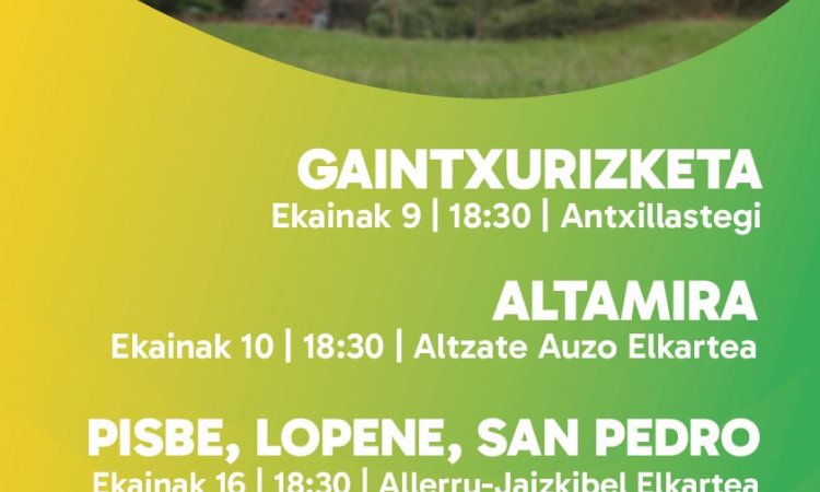 Auzo batzarrak 2026