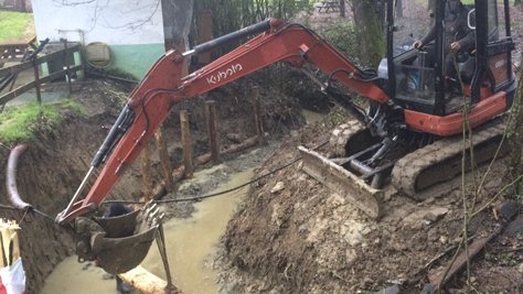 Baratze Parkearen errekako bioingeniritza lanak hasi dira