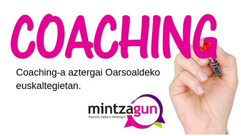 Coaching-a aztergai oarsoaldeko euskaltegietan