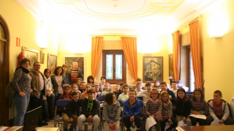 Hoy se ha celebrado la Eskola Agenda 21 en el Salón de Plenos de Lezo