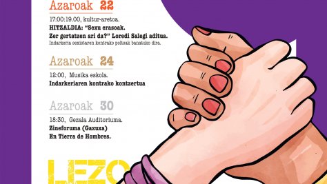 Genero indarkeria ardatz duen argazki erakusketa berria kultur aretoan