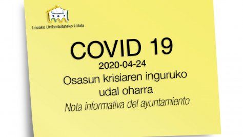 Nota del Ayuntamiento