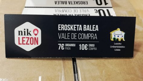 19.779 euro bideratuko ditu Lezoko Udalak tokiko merkataritza eta ostalaritza suspertzera