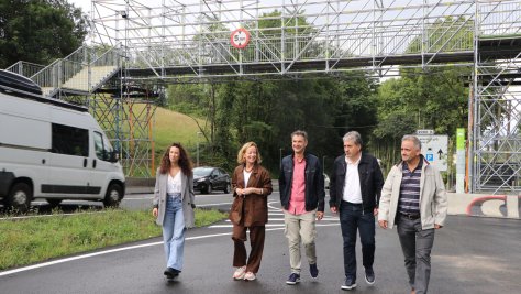 Aldundiak eta Lezoko Udalak Gaintxurizketan segurtasuna hobetzeko urratsak egiten jarraitzeko konpromisoa berretsi dute