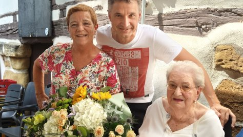 Mikela Eizagirre Zubiarrain lezoarrak 100 urte bete ditu