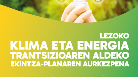EL AYUNTAMIENTO DE LEZO PRESENTARÁ EL PLAN DE ACCIÓN PARA LA TRANSICIÓN CLIMÁTICA Y ENERGÉTICA