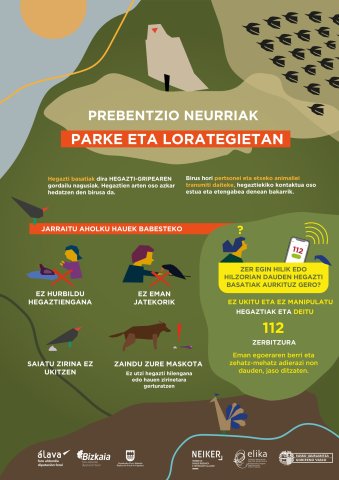 Hegazti-gripea ekiditeko gomendioak