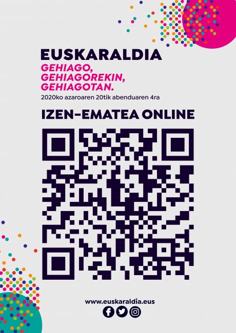 Código QR para inscribirse en el Euskaraldia