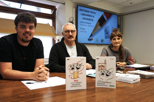 Antzerki testu laburren 3 aurkezpena
