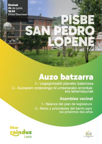 AUZO-BATZARRA pisbe