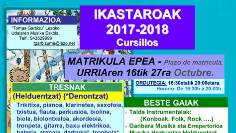 ikastaroak 2017-2018