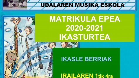 Musika Eskola izen-ematea