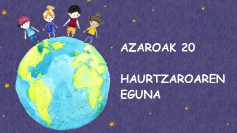 El próximo 20 de noviembre Lezo se unirá a la reivindicación de los derechos de los Niños, las Niñas y Adolescentes