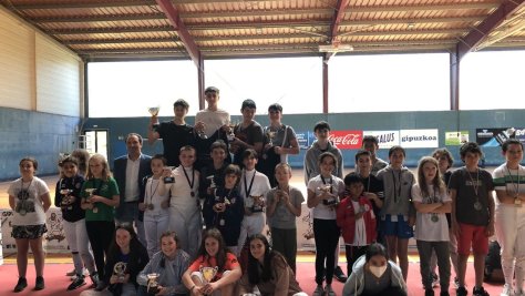 Lezo participó en los Campeonatos Escolares de Esgrima