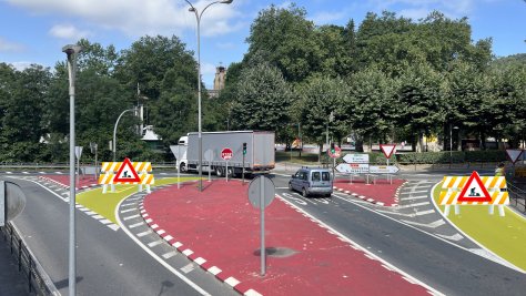 Trafikoan aldaketak egongo dira Maintzine eremuan biribilgune berri bat egingo delako