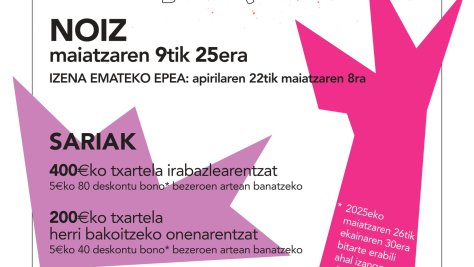 ABIERTO EL PLAZO DE INSCRIPCIÓN PARA EL CONCURSO DE “EUSKAPARATES” DE EUSKARALDIA