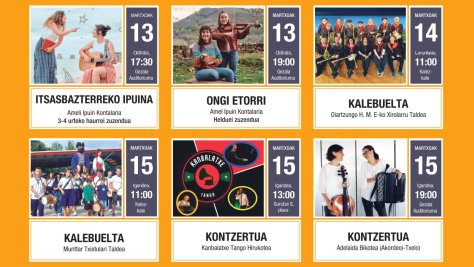 EL FIN DE SEMANA, LEZO SE LLENARÁ DE MÚSICA