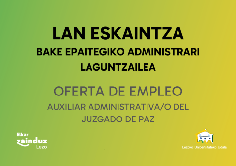 LAN ESKAINTZA BAKE EPAITEGIA